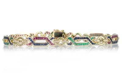 Lot 549 - GEM SET BRACELET