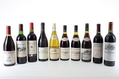 Lot 208 - 10 BOTTLES OF FRENCH WINE