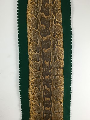 Lot 446 - TWO PYTHON SKINS