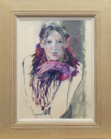 Lot 182 - * JEAN B MARTIN RSW, PORTRAIT OF A YOUNG GIRL...