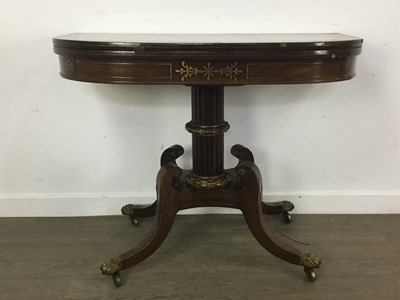 Lot 259 - VICTORIAN ROSEWOOD TURN OVER GAMES TABLE