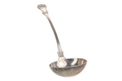 Lot 900 - VICTORIAN STYLE SILVER SOUP LADLE