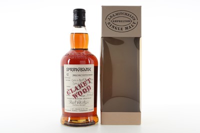 Lot 216 - SPRINGBANK 1997 12 YEAR OLD CLARET WOOD