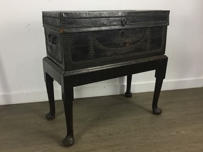 Lot 523 - ZANZIBAR CHEST ON STAND