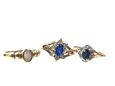 Lot 540 - SIX GOLD RINGS