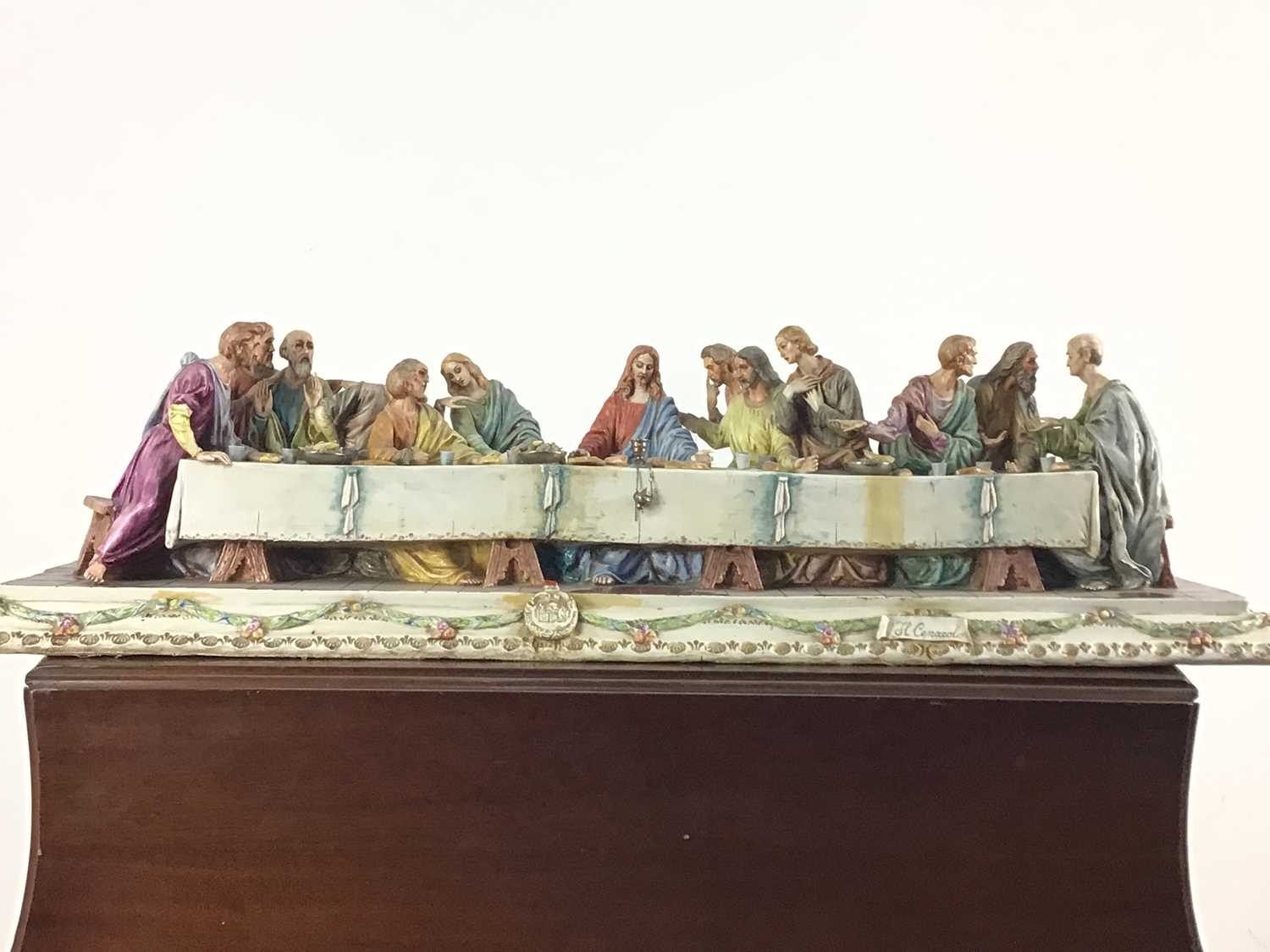 Lot 558 - CAPODIMONTE, THE LAST SUPPER