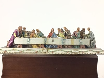 Lot 558 - CAPODIMONTE, THE LAST SUPPER