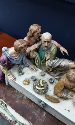 Lot 558 - CAPODIMONTE, THE LAST SUPPER