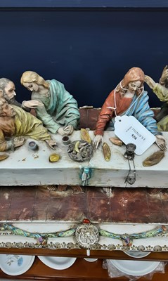 Lot 558 - CAPODIMONTE, THE LAST SUPPER