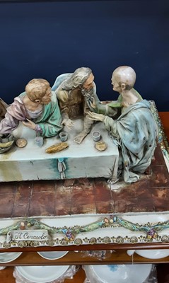 Lot 558 - CAPODIMONTE, THE LAST SUPPER