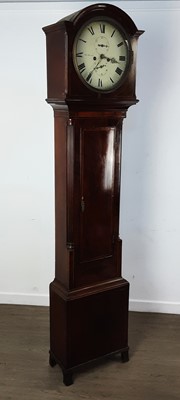 Lot 577 - GEORGE IV INLAID MAHOGANY LONGCASE CLOCK