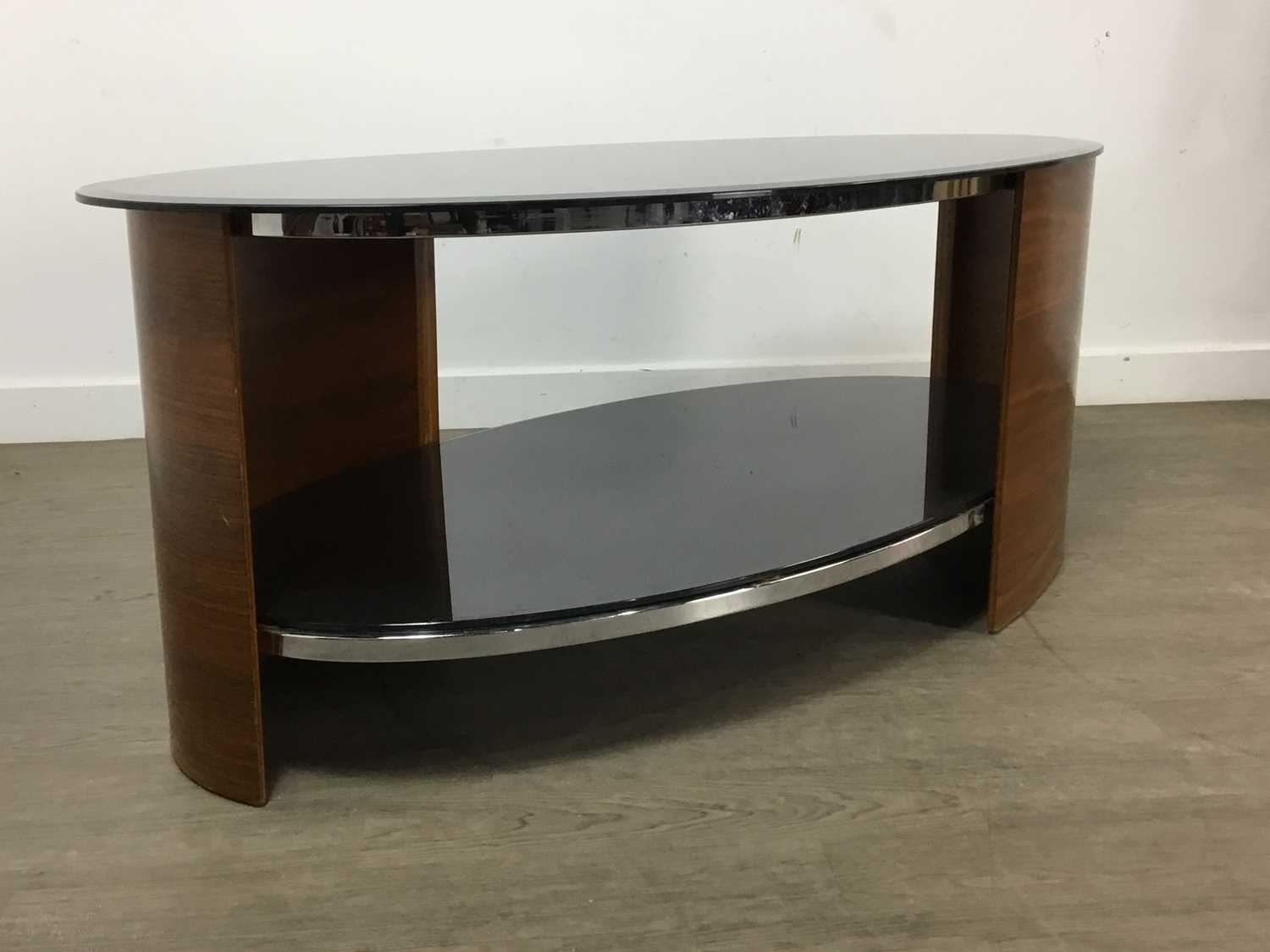 Lot 530 - JUAL FURNITURE, TWO WALNUT COFFEE TABLES