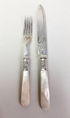 Lot 596 - GROUP OF SILVER PLATED FLATWARE