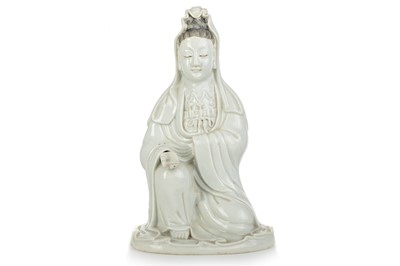 Lot 1349 - CHINESE BLANC DE CHINE FIGURE