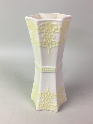 Lot 181 - BELLEEK, TWO VASES