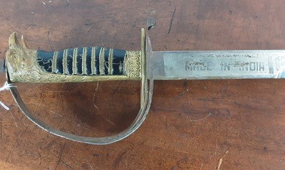 Lot 90 - DRESS SWORD