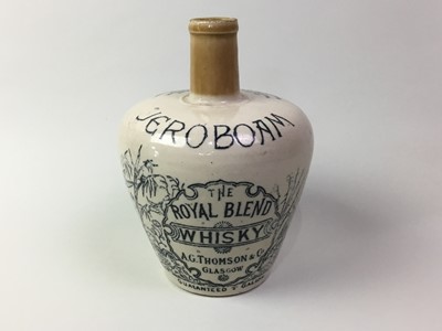 Lot 748 - GROUP OF STONEWARE FLAGONS