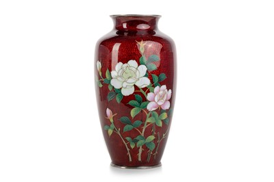 Lot 1336 - JAPANESE CLOISONNE VASE