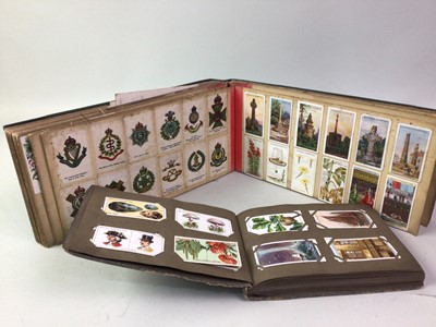 Lot 809 - TWO ALBUMS OF CIGARETTE CARDS