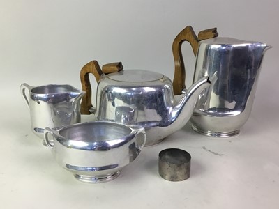 Lot 802 - PIQUOT WARE TEA AND COFFEE SERVICE