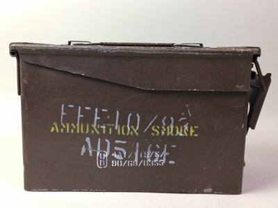 Lot 69 - ARMY AMMUNITION TIN