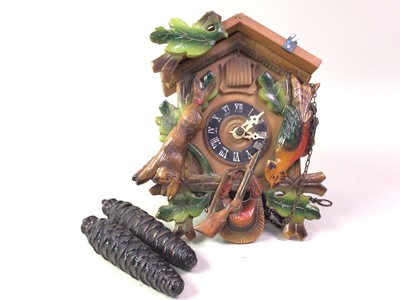 Lot 61 - REPRODUCTION CUCKOO CLOCK