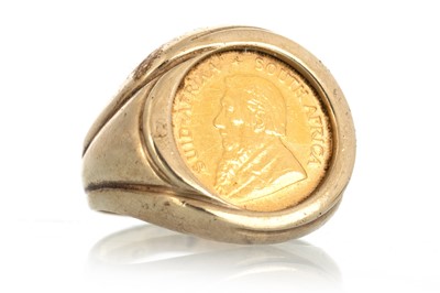 Lot 100 - 1/10th KRUGERRAND RING