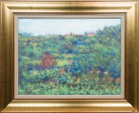Lot 263 - * JOHN MACKIE, RED ROOFTOPS, PROVENCAL...
