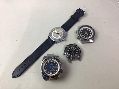 Lot 206 - VINTAGE SICURA DIVER'S WATCH