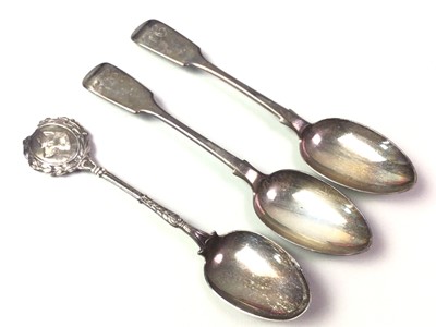 Lot 44 - SET OF FOUR VICTORIAN SILVER TEASPOONS