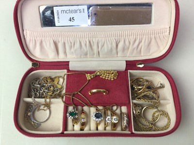 Lot 45 - COLLECTION OF COSTUME JEWELLERY