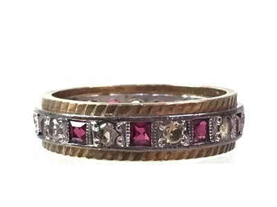 Lot 19 - RUBY ETERNITY RING