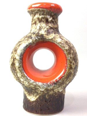 Lot 101 - RETRO GERMAN 'LAVA' VASE