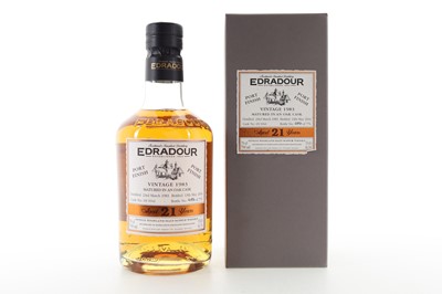 Lot 243 - EDRADOUR 21 YEAR OLD PORT WOOD FINISH