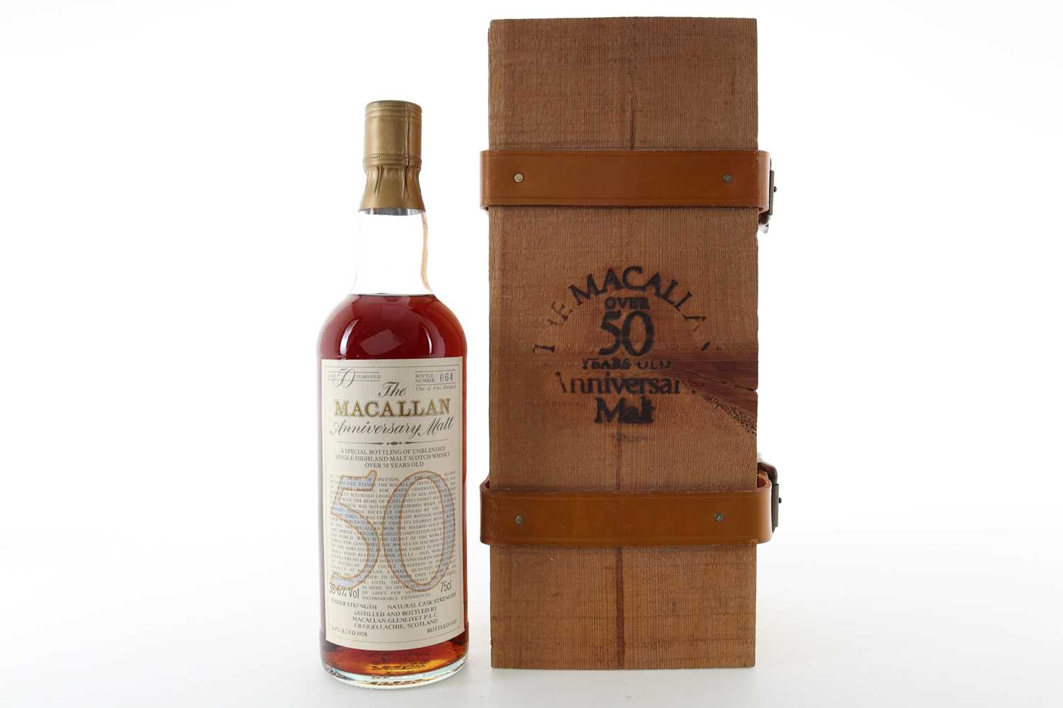 Lot 60 - MACALLAN 1928 50 YEAR OLD ANNIVERSARY MALT 75CL