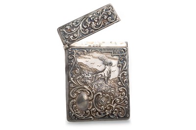 Lot 916 - EDWARDIAN SILVER CARD CASE