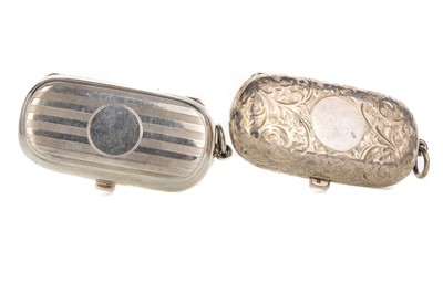 Lot 923 - TWO SILVER DOUBLE SOVEREIGN CASES