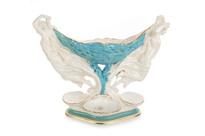 Lot 498 - COPELAND, PORCELAIN FIGURAL CENTREPIECE