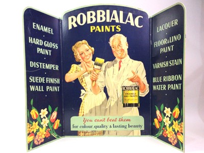 Lot 543 - ROBBIALAC PAINTS, ADVERTISEMENT BOARD