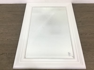 Lot 231 - MODERN RECTANGULAR WALL MIRROR