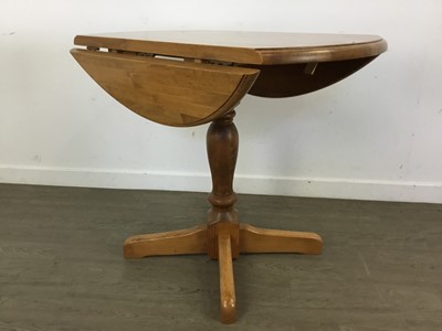 Lot 235 - MODERN BREAKFAST TABLE AND TWO CHAIRS