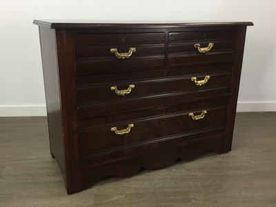 Lot 229 - MAHOGANY CHEST OF DRAWERS