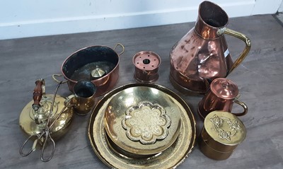 Lot 299 - VICTORIAN COPPER MEASURE