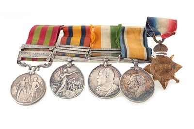 Lot 109 - TWO SERVICE MEDAL GROUPS