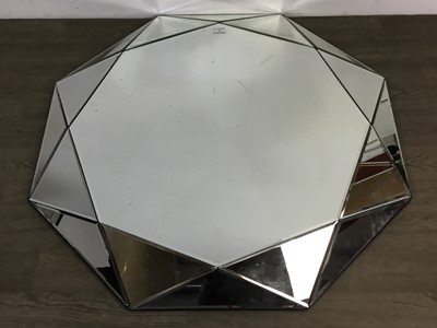 Lot 461 - CONTEMPORARY OCTAGONAL WALL MIRROR