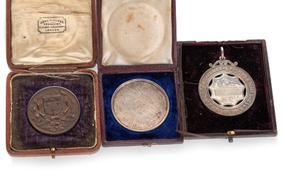 Lot 1707 - THREE SPORTING MEDALS