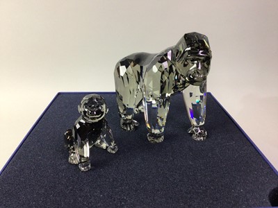 Lot 349 - THREE SWAROVSKI CRYSTAL FIGURES