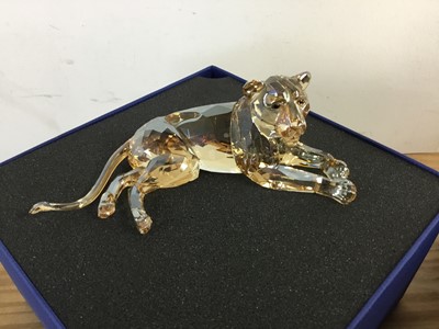 Lot 352 - FIVE SWAROVSKI CRYSTAL FIGURES