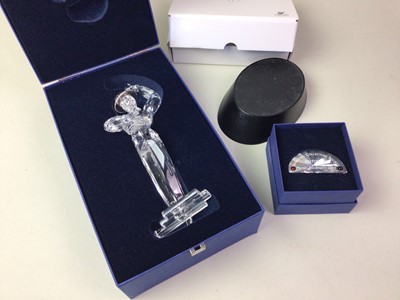 Lot 353 - THREE SWAROVSKI CRYSTAL FIGURES