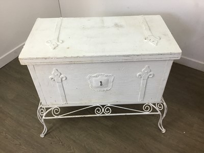 Lot 359 - PAINTED BLANKET CHEST